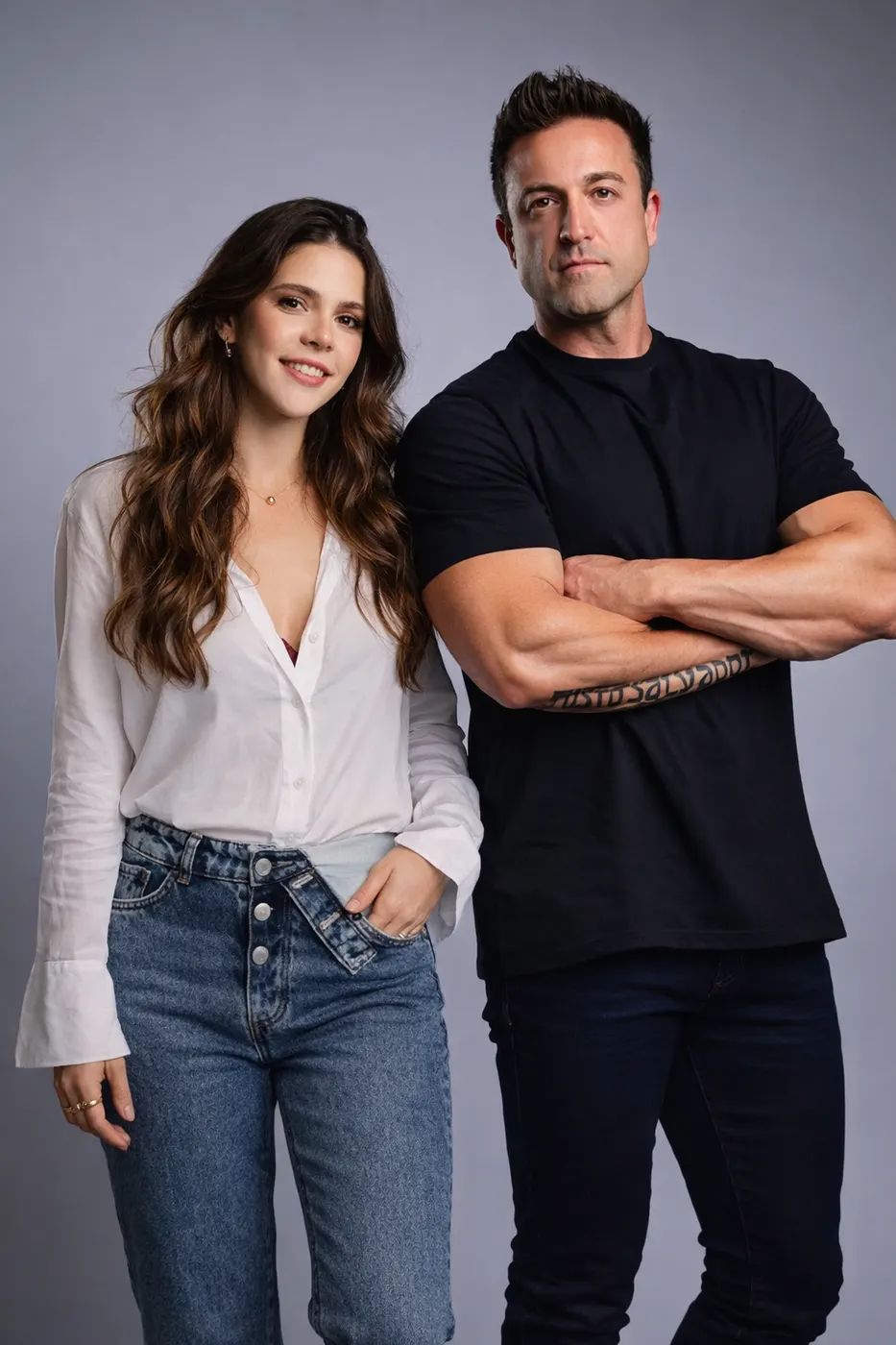 Leonardo Peracini e Ariana Ferreira, fundadores da SkillAds