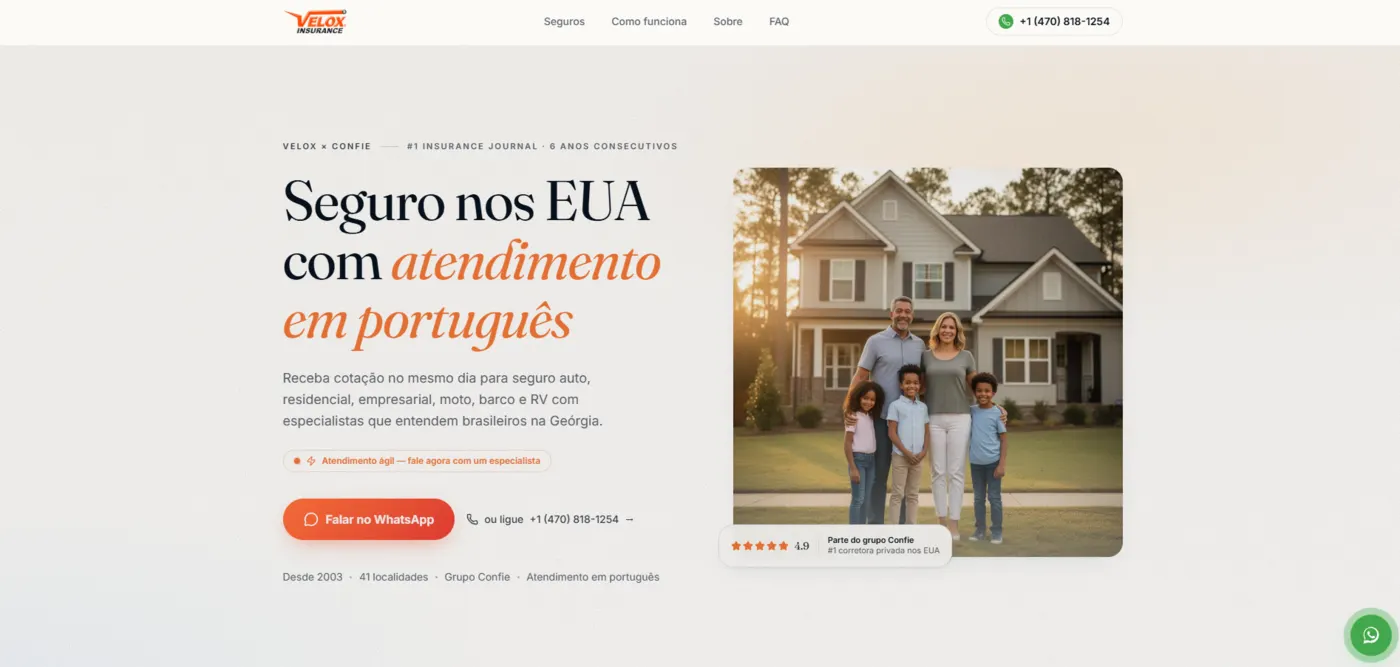 Página construída pela SkillAds